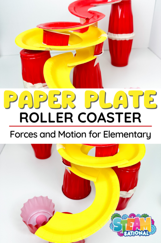 Time to dive into STEM magic with paper plate roller coasters! Older elementary students will be all in, crafting their personalized coaster designs. This journey will enlighten them about forces, the dance of motion, and the different shades of energy.