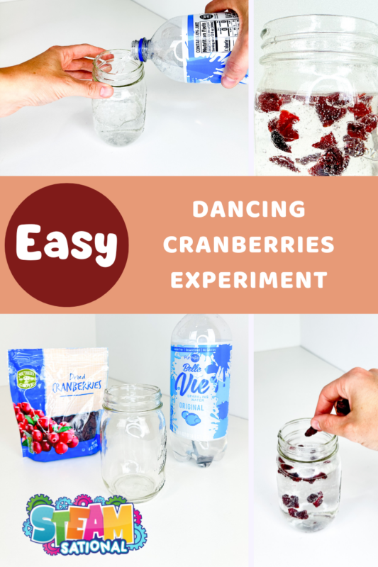 Hands-on lesson plan for the dancing cranberries experiment! Dive into this hands-on experiment, which delivers a compelling portrayal of a chemical reaction in progress.