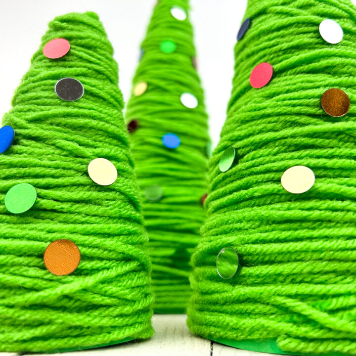 Yarn Wrapped Christmas Tree Lesson Plan