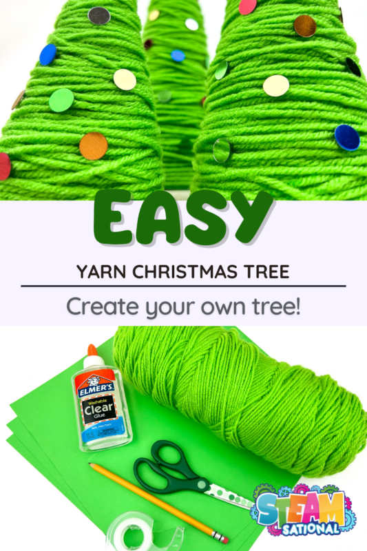 In this Christmas tree lesson plan, yarn-wrapped Christmas trees serve as a palette that blends science, technology, engineering, mathematics, and art. This STEAM lesson will both entertain and educate elementary students.