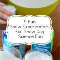 Image for 4 Fun Snow Experiments for Snow Day Science Fun