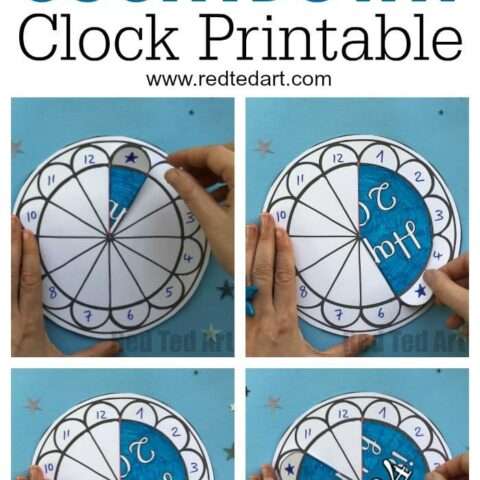 Image for Countdown Clock Printable for New Year&rsquo;s Eve