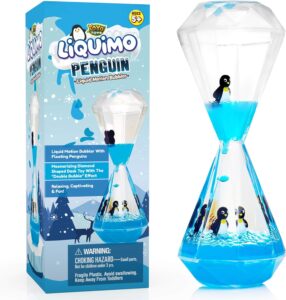 penguin motion bubbler sensory toy