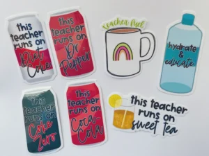 teacher caffeine teacher stickers