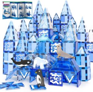 winter animal building blocks