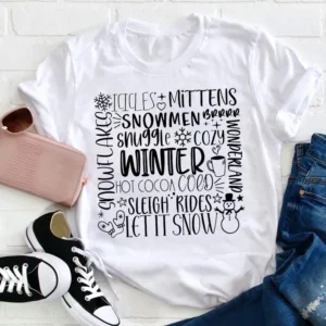 winter themes teacher shirt