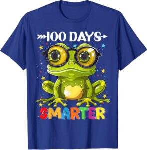 100 days smarter frog shirt