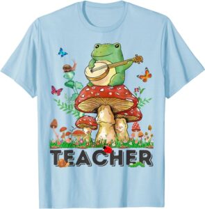 cottagecore teacher shirt