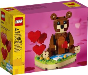 lego valentine heart bear