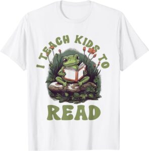 teach kids to read frog shirt