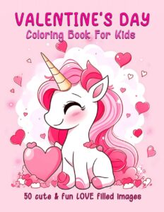 valentines day coloring book for kids