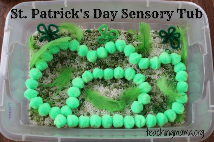 St. Patricks Day Sensory Tub