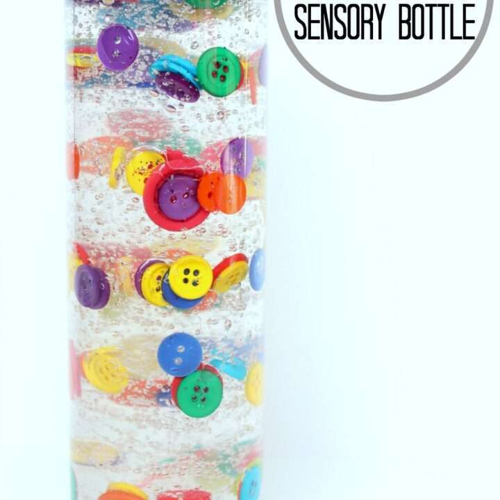 Image for Rainbow Button Sensory Bottle